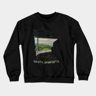 Duluth, Minnesota - View from Enger Tower Crewneck Sweatshirt